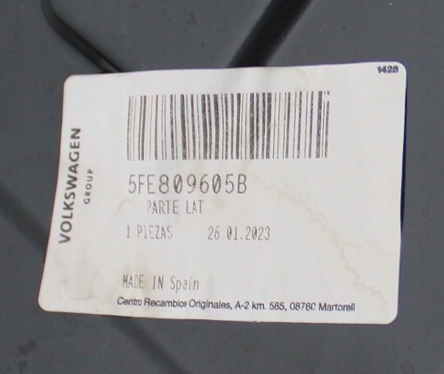 SEAT LEON 4 IV 5FE ST KOMBI 2020-2024 próg słupek lewy 5FE809835 5FE809605B 4/6