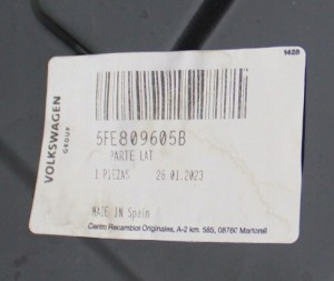 SEAT LEON 4 IV 5FE ST KOMBI 2020-2024 próg słupek lewy 5FE809835 5FE809605B 4/6 MINIATURA