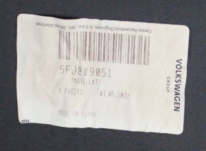 SEAT TARRACO 5FJ KN2 2018-2024 słupek czołowy dachowy lewy 5FJ809051 4/6 MINIATURA