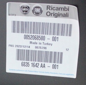 FIAT TIPO 2 II HB 5D 15- Tylny tył prawy błotnik 52178824 52069692 4/5 MINIATURA