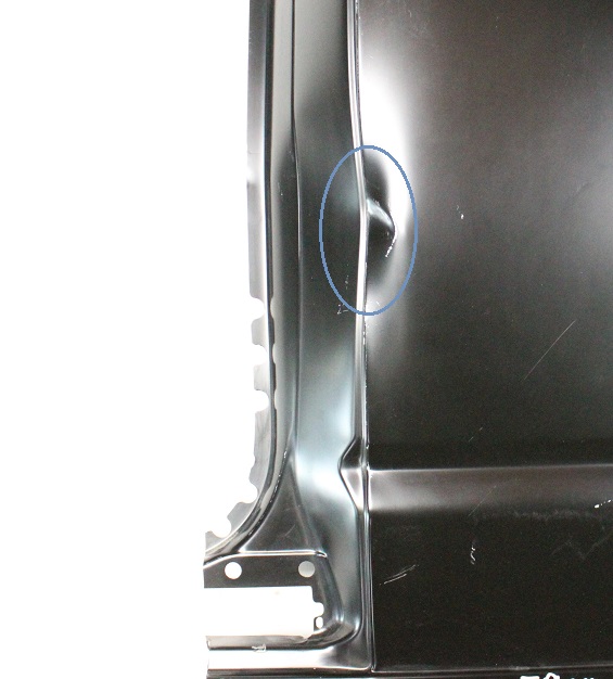 VW TRANSPORTER T5 7H3 LONG 03- tylny lewy błotnik 7H3809843 4/5