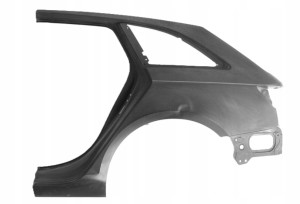 AUDI A4 S4 B9 KOMBI 8W9 2015-2019 Tylny lewy błotnik 8W9809837 1/4 MINIATURA