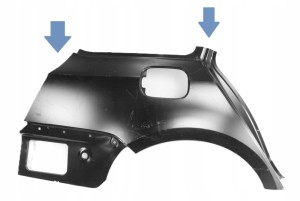 SKODA OCTAVIA 3 KOMBI 5E9 2012- tylny prawy błotnik 5E9809602D 5E9809606A 2/4 MINIATURA