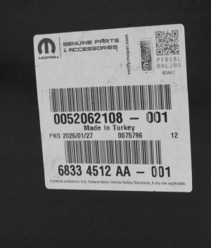 FIAT TIPO 2 II SEDAN 2015-2024 tylny lewy błotnik 52062108 5/5 MINIATURA