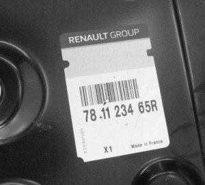 RENAULT TRAFIC 3 III L2 LONG 2014-2026 tylny prawy błotnik 781123465R 4/4 MINIATURA