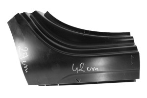 AUDI A4 S4 B9 LIFT 8W5 8W9 19-24 tylny prawy błotnik 8W9809838C 8W5809838A 3/3 MINIATURA