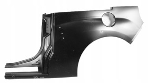 FIAT DOBLO 2 II 263 L2 MAXI X12 2010- tylny lewy błotnik 52019201 71765440 2/4 MINIATURA