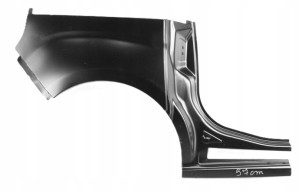 FIAT DOBLO D 2 II L1 263 2010-2021 tylny prawy błotnik 71765437 52019199