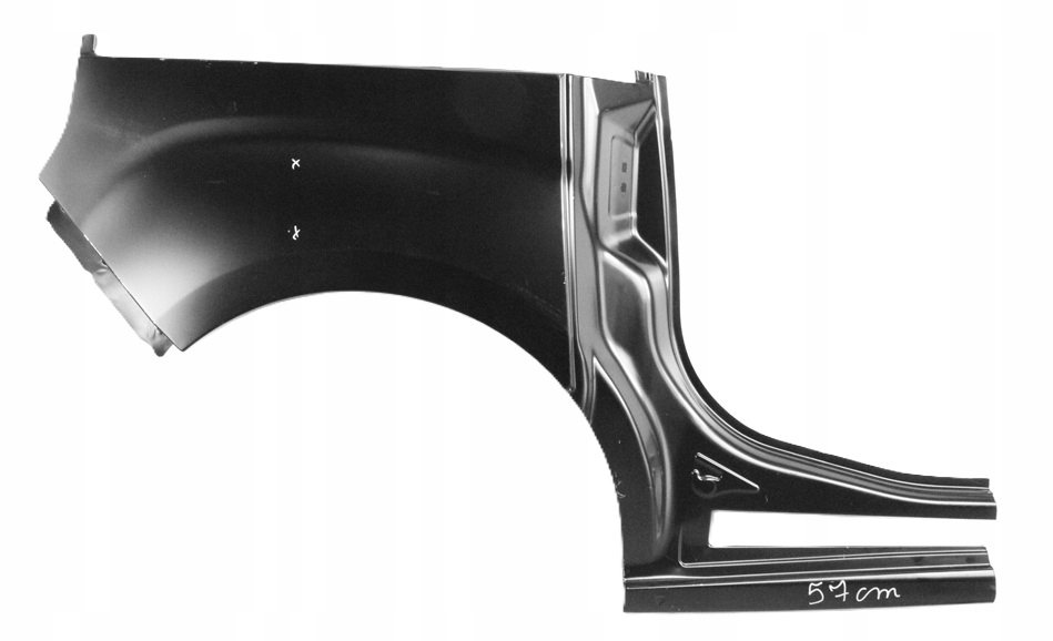 OPEL COMBO D L1 X12 2010- tylny prawy błotnik 71765437 52019199 95509993 2/4