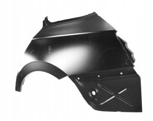 SKODA SUPERB 3 III 3V9 2015-2024 tylny tył lewy błotnik 3V9809601D 3/4 MINIATURA