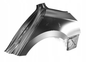 SKODA SUPERB 3 III 3V9 2015-2024 tylny tył lewy błotnik 3V9809601D 4/4 MINIATURA