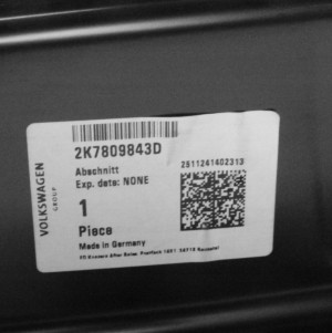 FORD TRANSIT CONNECT MK3 L1 V761 2022-2026 tylny błotnik lewy 2K7809843D 5/5 MINIATURA