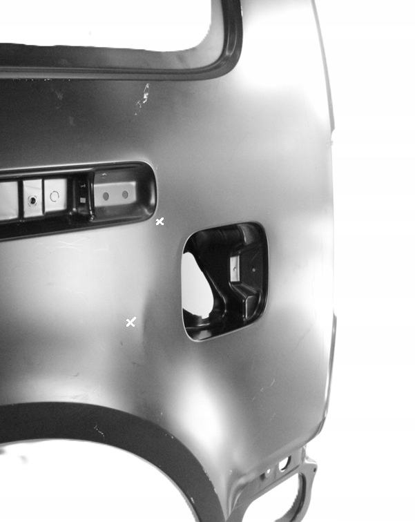 VW CADDY LIFE III IV LIFE MAXI 2K3 2004-2020 tylny lewy błotnik 2K3809843T 4/5