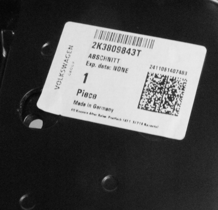 VW CADDY LIFE III IV LIFE MAXI 2K3 2004-2020 tylny lewy błotnik 2K3809843T 5/5