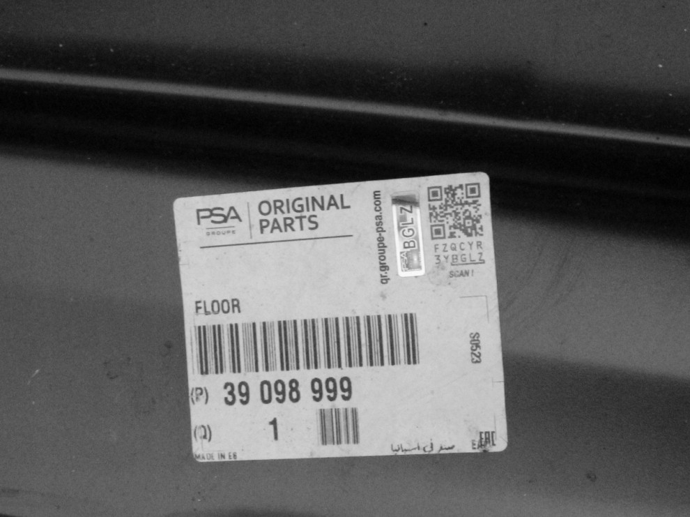 OPEL CORSA E X15 2014-2019 5D próg słupek prawy 39098999 4/4