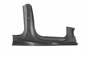 AUDI A4 S4 B9 LIFT 8W5 8W9 2019- próg słupek prawy 8W5809848C 8W9809848C 2/3 MINIATURA