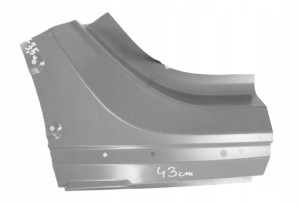 TESLA MODEL Y 2020-2025 tylny prawy błotnik 1487422SCD 1487422SCE 1/4 MINIATURA