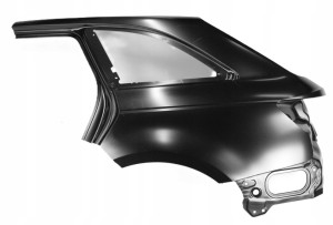 AUDI A4 S4 B9 LIFT KOMBI 8W9 2019-2024 tylny tył lewy błotnik 8W9809837C 1/4 MINIATURA