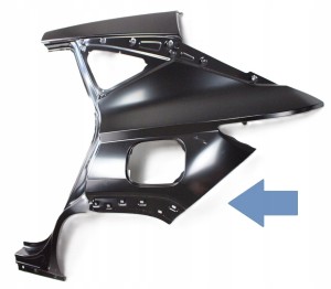 HYUNDAI TUCSON 4 IV NX4A NX4E 2020-2026 tylny tył lewy błotnik 71503N7C00 2/3 MINIATURA