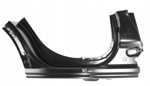 RENAULT CAPTUR 1 I 2013-2019 Próg słupek prawy 764608347R