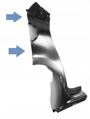 CITROEN C4 PICASSO 2 II 2013-2018 tylny błotnik słupek C prawy 1608970180 3/3 MINIATURA