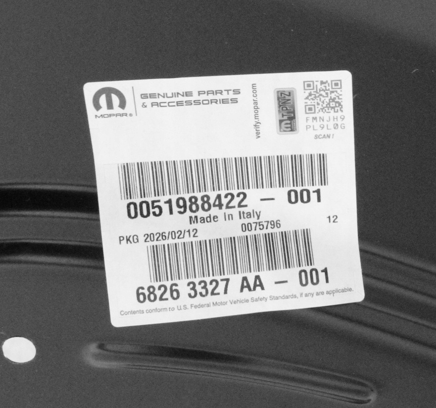 JEEP RENEGADE 2014-2024 tylny tył błotnik lewy 51988422 68263327AA 4/4