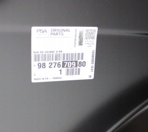 PEUGEOT RIFTER E-RIFTER L2 MAXI K9 2019-2026 Próg słupek prawy 9827670980 5/5 MINIATURA