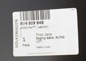 AUDI A3 S3 SPORTBACK 8V4 2013-2019 próg słupek prawy 8V4809848 4/6 MINIATURA