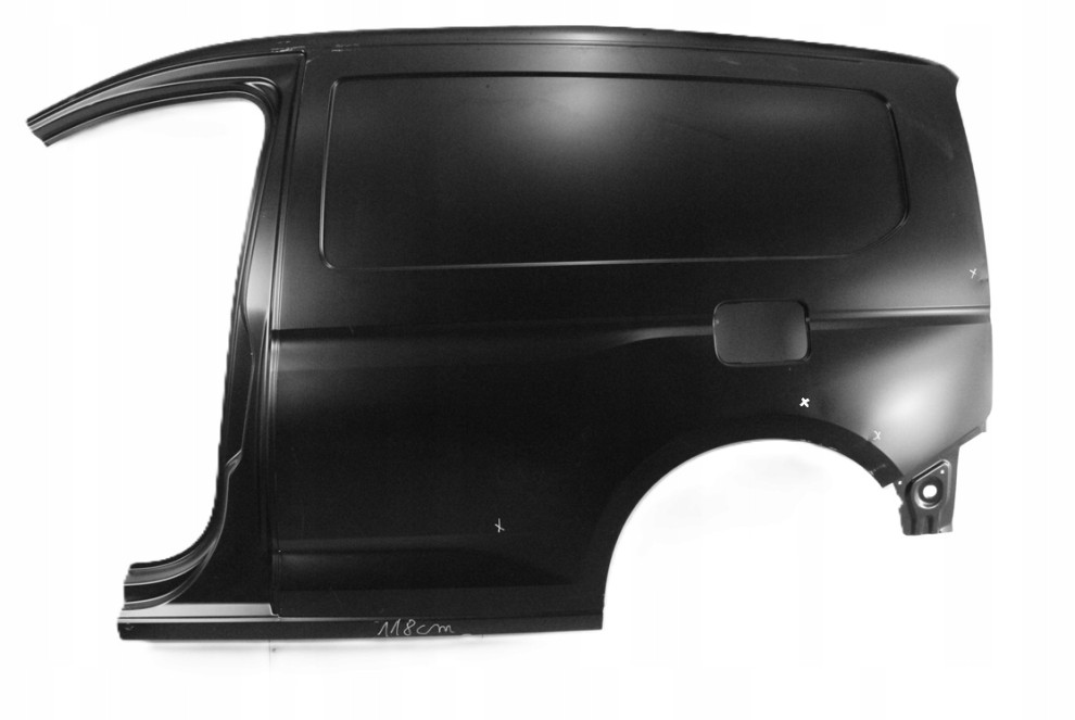VW CADDY 5 V L1 2K7 2020-2026 tylny tył błotnik lewy 2K7809843D 2/5