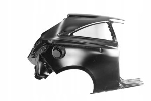 OPEL CORSA E 3D X15 2014-2019 tylny prawy błotnik 39098989 3/4 MINIATURA