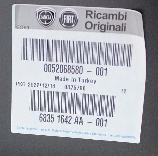 FIAT TIPO 2 II HB 5D 15- Tylny tył prawy błotnik 52178824 52069692 4/4