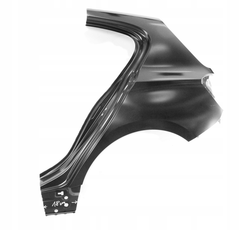 BMW 1 F20 2011-2018 5D tylny tył lewy błotnik 41007284387 3/3