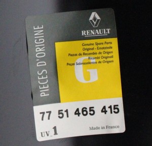 RENAULT CLIO 1 1990-1998 5D Tylny lewy błotnik próg słupek bok 7751465415 3/3 MINIATURA