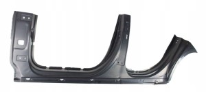 MERCEDES B-KLASA W247 A247 247 2018-2026 próg słupek lewy A2476372102 2/4 MINIATURA