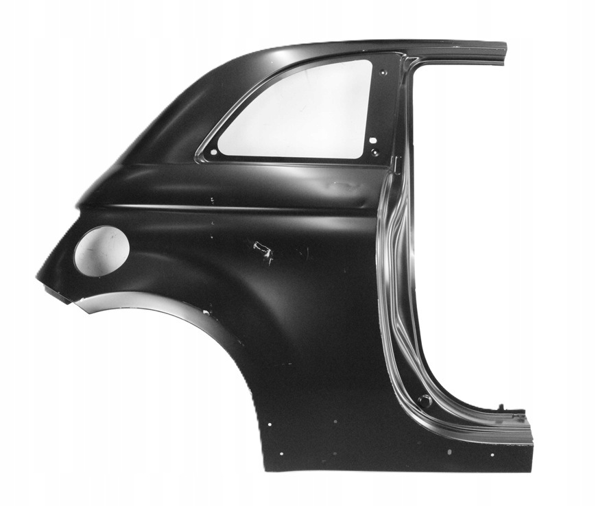 FIAT 500 ABARTH 3D 2007-2020 tylny tył błotnik prawy 71754027 1/4