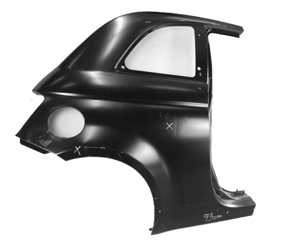 FIAT 500 ABARTH 3D 2007-2020 tylny tył błotnik prawy 71754027 3/5