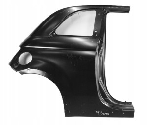 FIAT 500 ABARTH 3D 2007-2020 tylny tył błotnik prawy 71754027