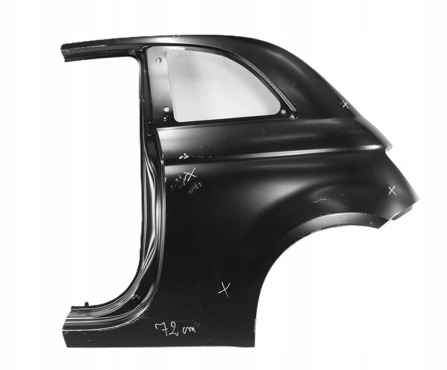 FIAT 500 3D 2007-2020 tylny tył błotnik lewy 71754026 2/4