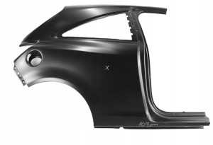 OPEL CORSA D S07 2006-2015 3D tylny tył prawy błotnik 13236236 2/5 MINIATURA