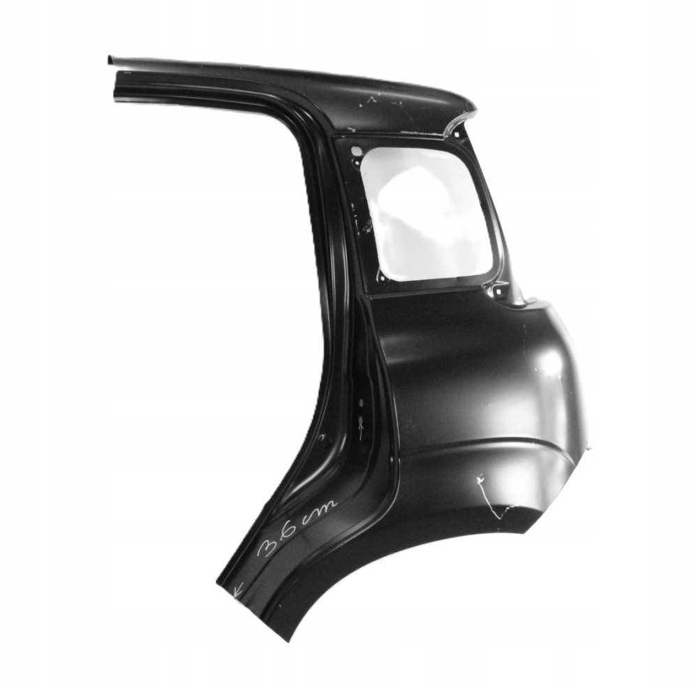 FIAT PANDA 3 III 312 319 2012-2024 tylny błotnik lewy 71771212 3/4