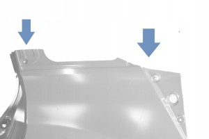 SUZUKI GRAND VITARA 2 II 5D 2005-2014 tylny błotnik lewy 64511-65J01-P31 4/4 MINIATURA